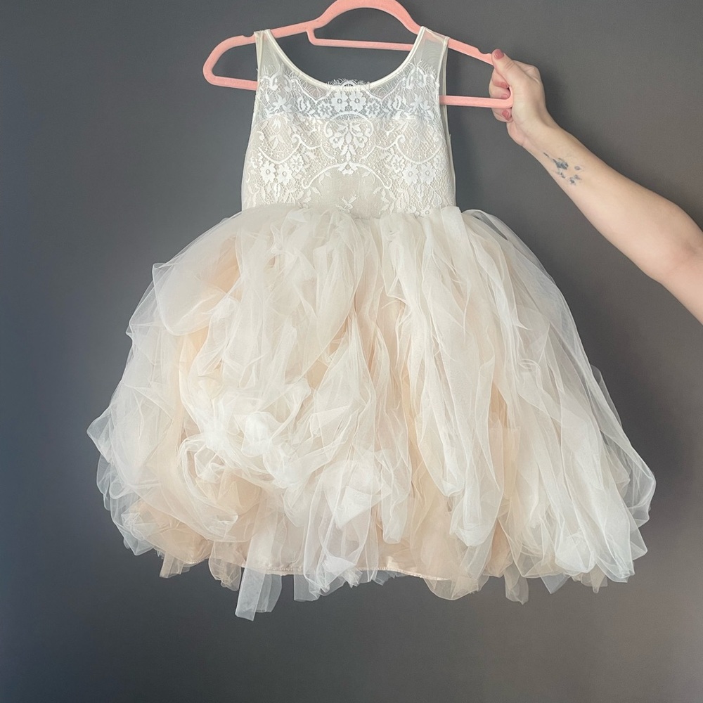 Alora Safari one of a kind girls dress size 6 - Picture 1 of 3